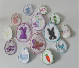 ITH Stickdatei - Osterbaum Anhänger